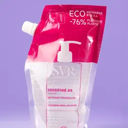 SVR Sensifine Eau Micellaire 400ml + Eco-Recharge 400ml Démaquillant Peaux Sensibles