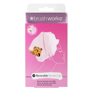 Cuffia da nuoto reversibile Brushworks Leopard