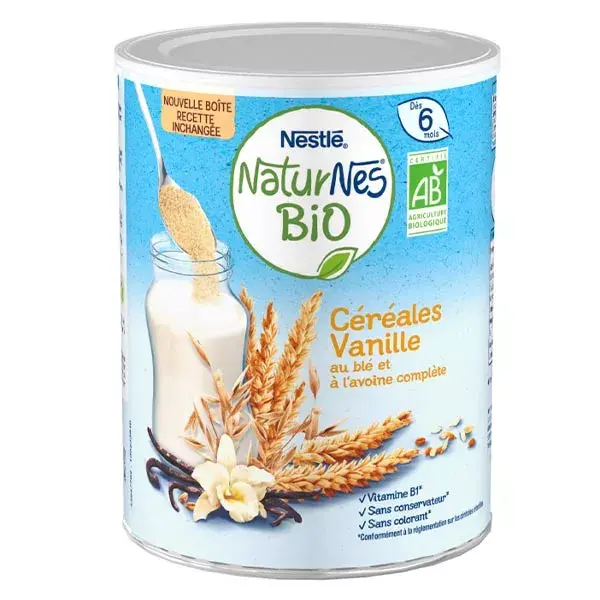 Nestlé Naturnes Cereales Vainilla Bio 240g