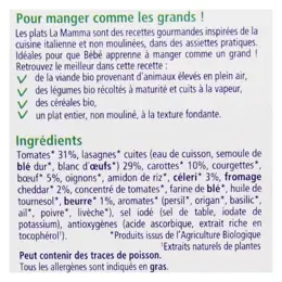 Hipp Bio La Mamma Lasagnes à la Bolognaise +15m 250g