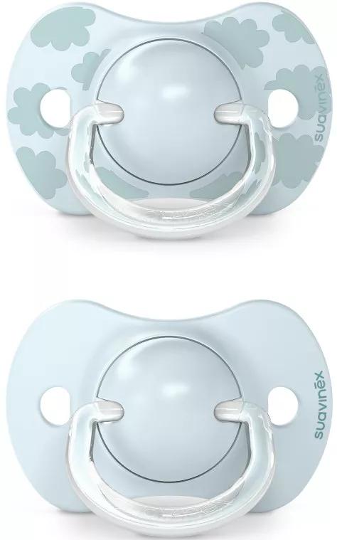 Suavinex Fopspeen Fysiologische Speen SX Pro Silicone Dreams Blauw 0-6m 2 stuks