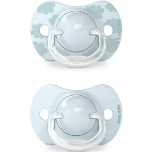 Suavinex Fopspeen Fysiologische Speen SX Pro Silicone Dreams Blauw 0-6m 2 stuks