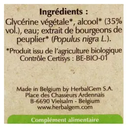 Herbalgem Macérat Concentré Peuplier Bio 30ml