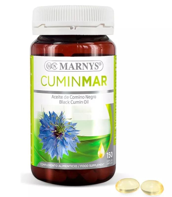 Cumimar zwarte komijnolie 500 mg Marnys 150 capsules