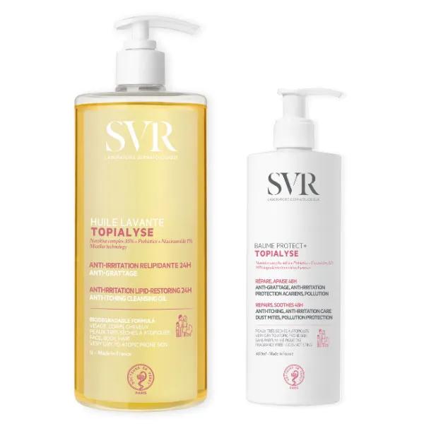 SVR Routine Topialyse Hygiene et Soin pour Peaux Atopiques et Sensibles 