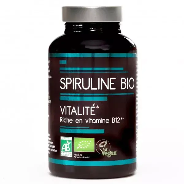 Nutrivie Spiruline Bio Fort Dosage Vitalité 200 comprimés