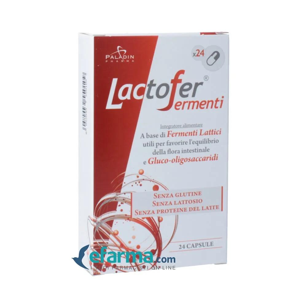 Lactofer Fermenti Integratore Flora Microbica Intestinale 24 Capsule