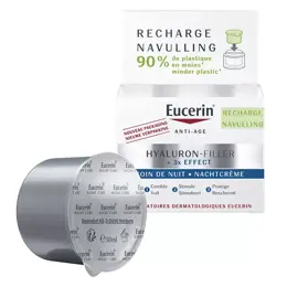 Eucerin Hyaluron-Filler +3X Effect Recharge Soin de Nuit 50ml