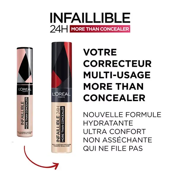 L'Oréal Paris Infaillible 24H Concealer and Foundation 324 Oat 11ml