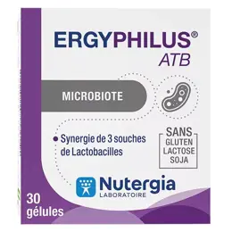 Nutergia Ergyphilus ATB Probiotiques 30 gélules