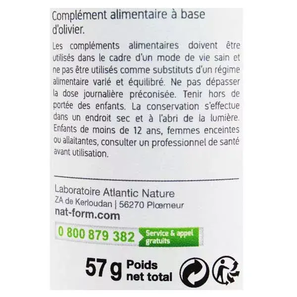 NAT & Form naturally Olivier 200 capsules