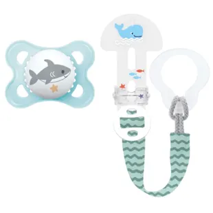 Mam Chupete Original 2-6m + Broche Clip It! Azul