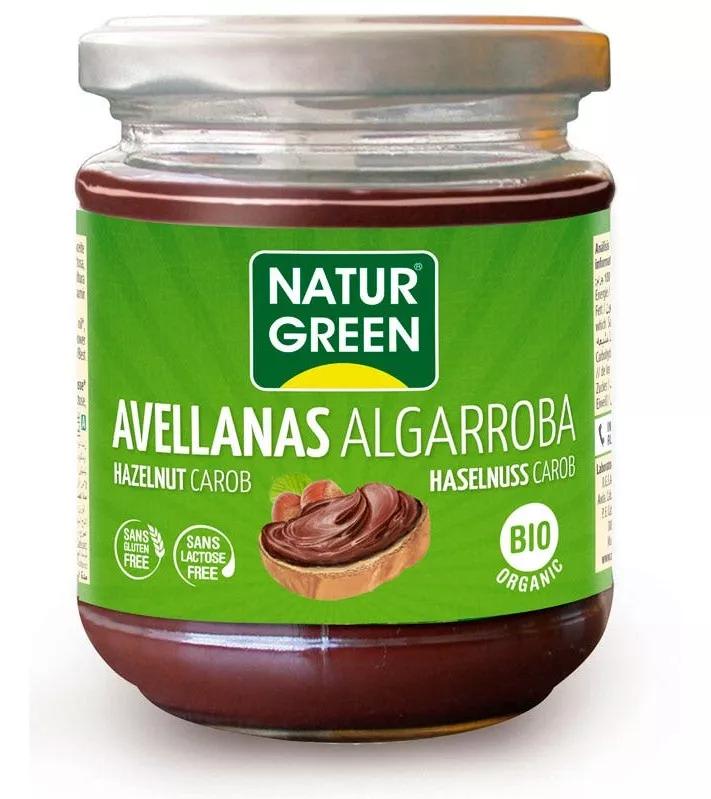 NaturGreen Hazelnoot Crème Johannesbrood Bio 200 gr