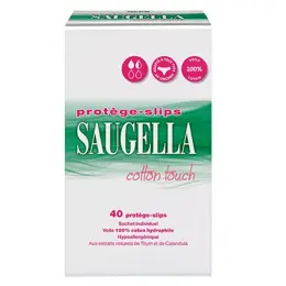 Saugella Cotton Touch Protège-Slip 40 sachets individuels