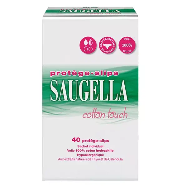Saugella Cotton Touch Salvaslips (40 Unidades)