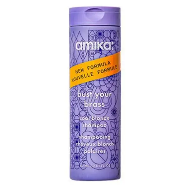 Amika Bust Your Brass Shampooing Cheveux Blonds 60ml