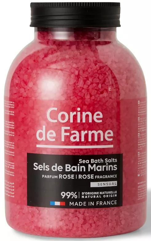  Corine de Farme  Sais de banho perfumados Rose 1,3 kg