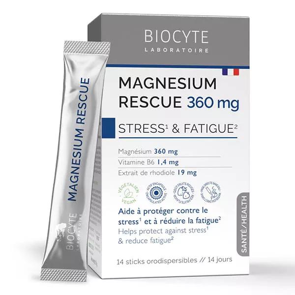 Biocyte Magnesio Rescate Estrés y Fatiga 14 barritas bucodispersables