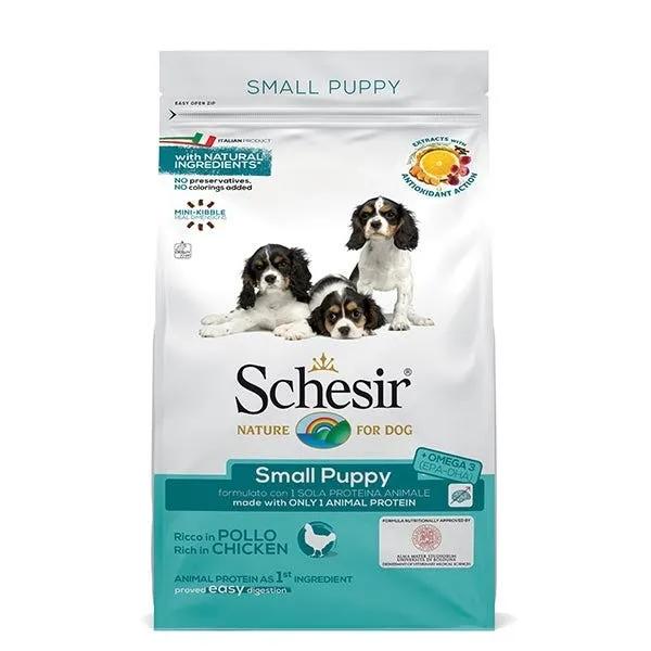 Schesir Ricco In Pollo Cibo Secco Cani Cuccioli Taglia Piccola Sacco 2 Kg