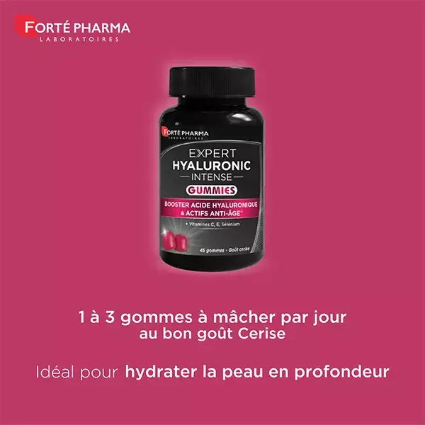 Forté Pharma Expert Hyaluronic Intense Gummies Acide Hyaluronique 45 gummies