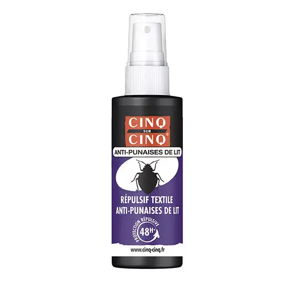 Cinq Sur Cinq Répulsif Textile Anti-Punaises de Lit 50ml