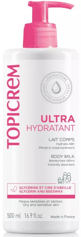 Topicrem Ultra-feuchtigkeitsspendende Körpermilch 500 ml