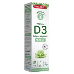 SuperDiet La Vitamine D3 Végétale 1000UI 20ml