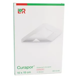 L&R Curapor Cerotto Adesivo Chirurgico 10 x 15cm 10 unità