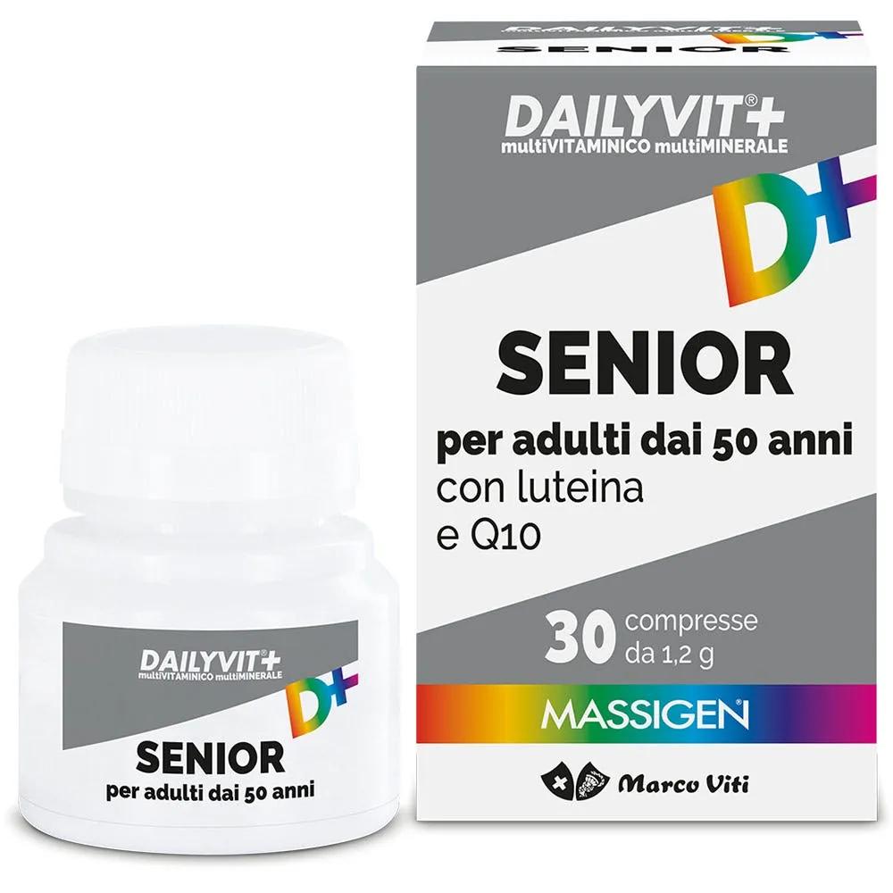 Massigen Dailyvit+ Senior Integratore Multivitaminico e Multiminerale 30 Compresse