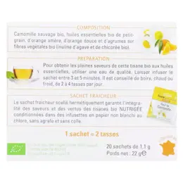 Nutrigée Infusion Bio Fleur de Camomille 20 sachets