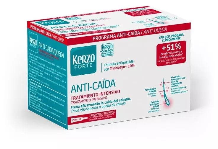 Kerzo Forte Tratamento Intensivo Anti-Queda 14 Ampolas de 5ml