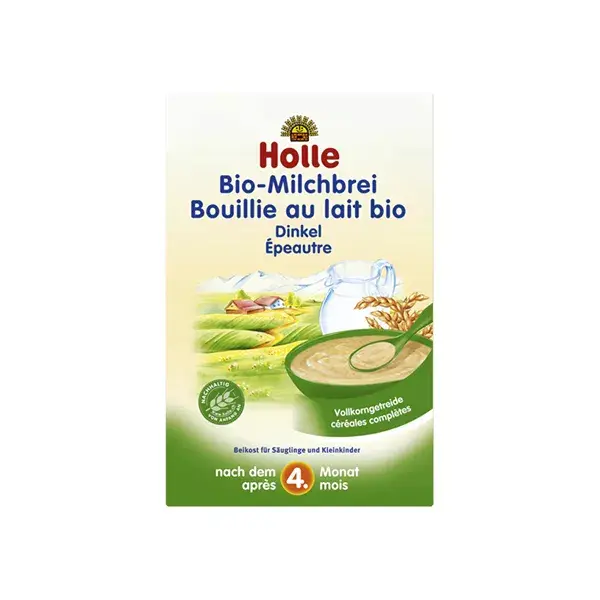 Holle Bouillie au Lait Epeautre Bio +4m 250g