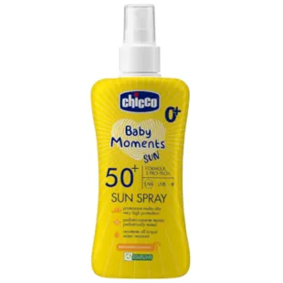 Chicco Baby Moments Sun Spray Sun Milk SPF50+ +0m 150 ml