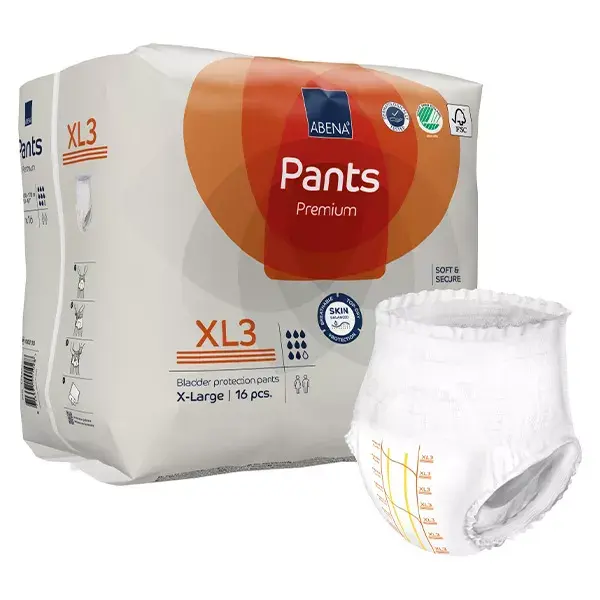 Abena Frantex Pants Premium Absorbent pantiese Size XL3 16 units