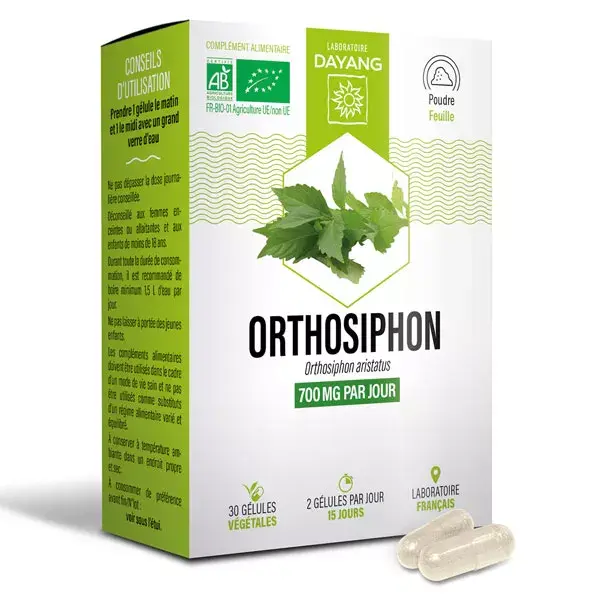 Dayang Phytothérapie Orthosiphon Bio 30 capsule