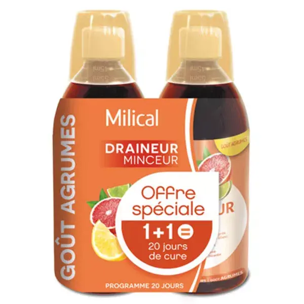 Milical Drainaligne Ultra - sabor citrus - set de 2