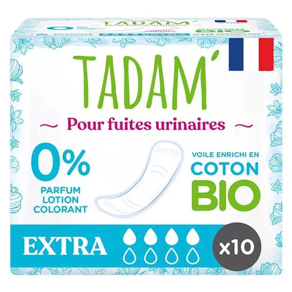 Tadam' Toalla Extra Fugas Urinarias 10 unidades