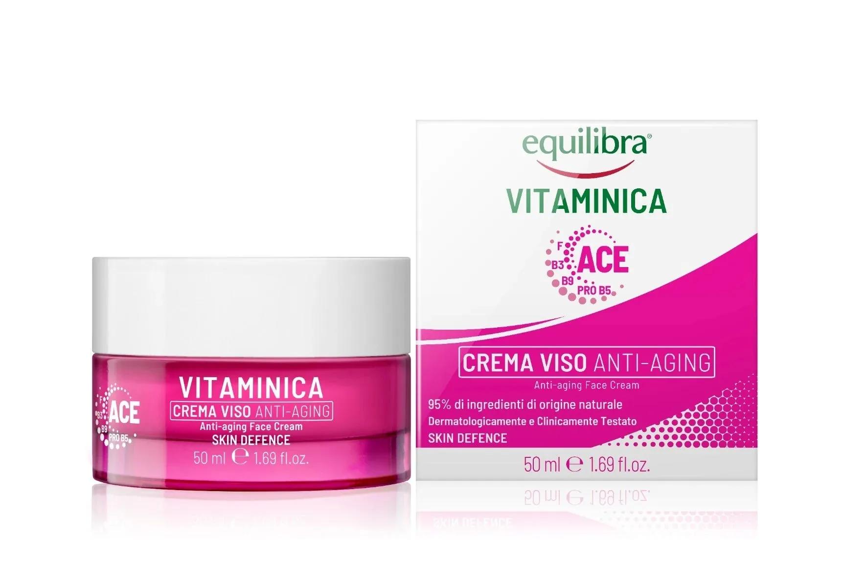 Equilibra ACE Crema Viso Anti-Aging Trattamento Anti-Età 50 ml