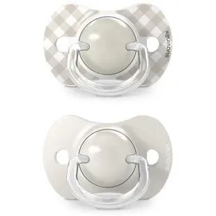 Suavinex Wild&amp;Free Pacifier Physiological Silicone Teat SX Pro Beige 0-6m 2 pcs
