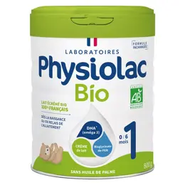 Physiolac Bio Lait 1er âge 800g