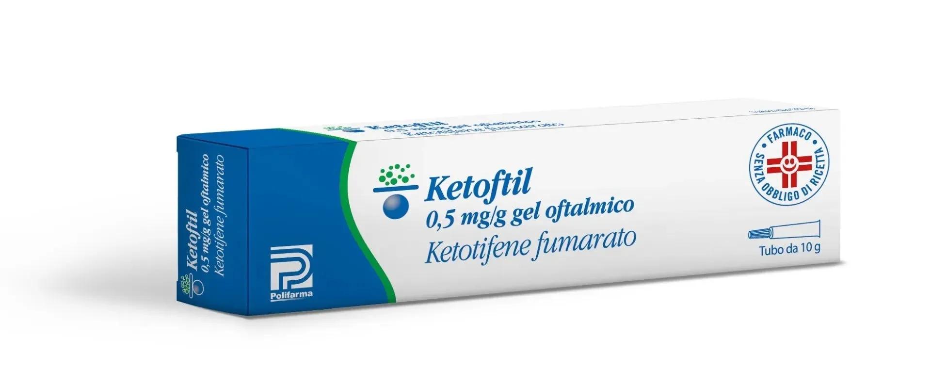 Ketoftil Oftalmico Gel 0,05% Ketotifene 10g