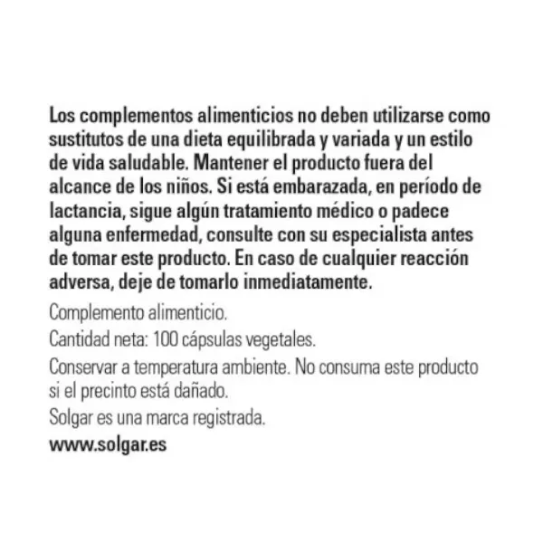 Solgar Vitamine D3 2200 IE (cholecalciferol) 100 capsules