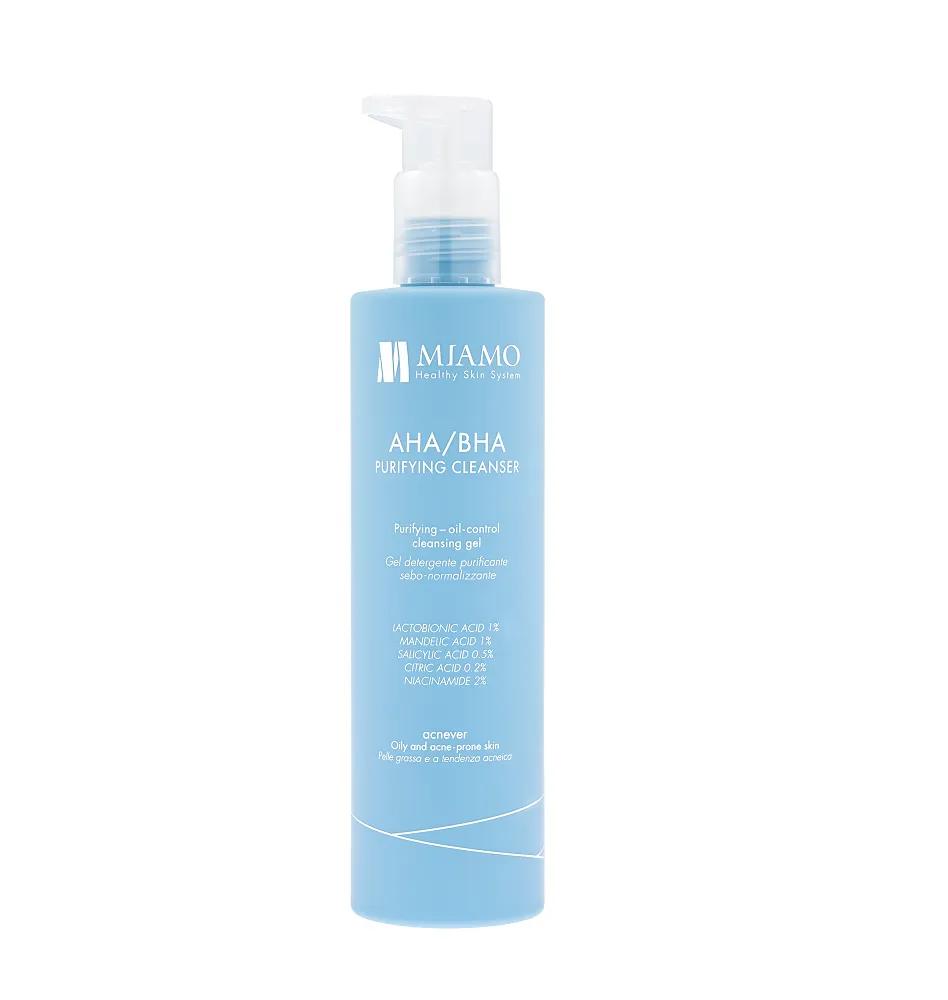 Miamo Acnever AHA/BHA Purifying Cleanser Gel Viso Detergente Purificante Sebo-normalizzante 250 ml