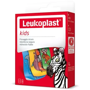 Leukoplast Kids Zoo Sortimento 12 unidades