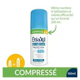 Etiaxil Anti-transpirant  Aisselles Compressé Peaux Sensibles 100ml Lot x2