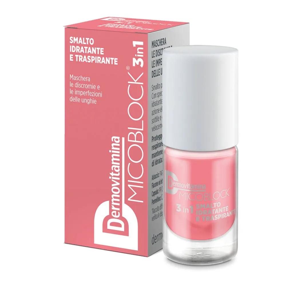 Dermovitamina Micoblock 3In1 Smalto Idratante E Taspirante Rosa 5 ml