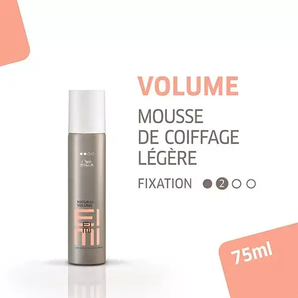Wella Professionals EIMI Natural Volume Mousse Cheveux 75ml