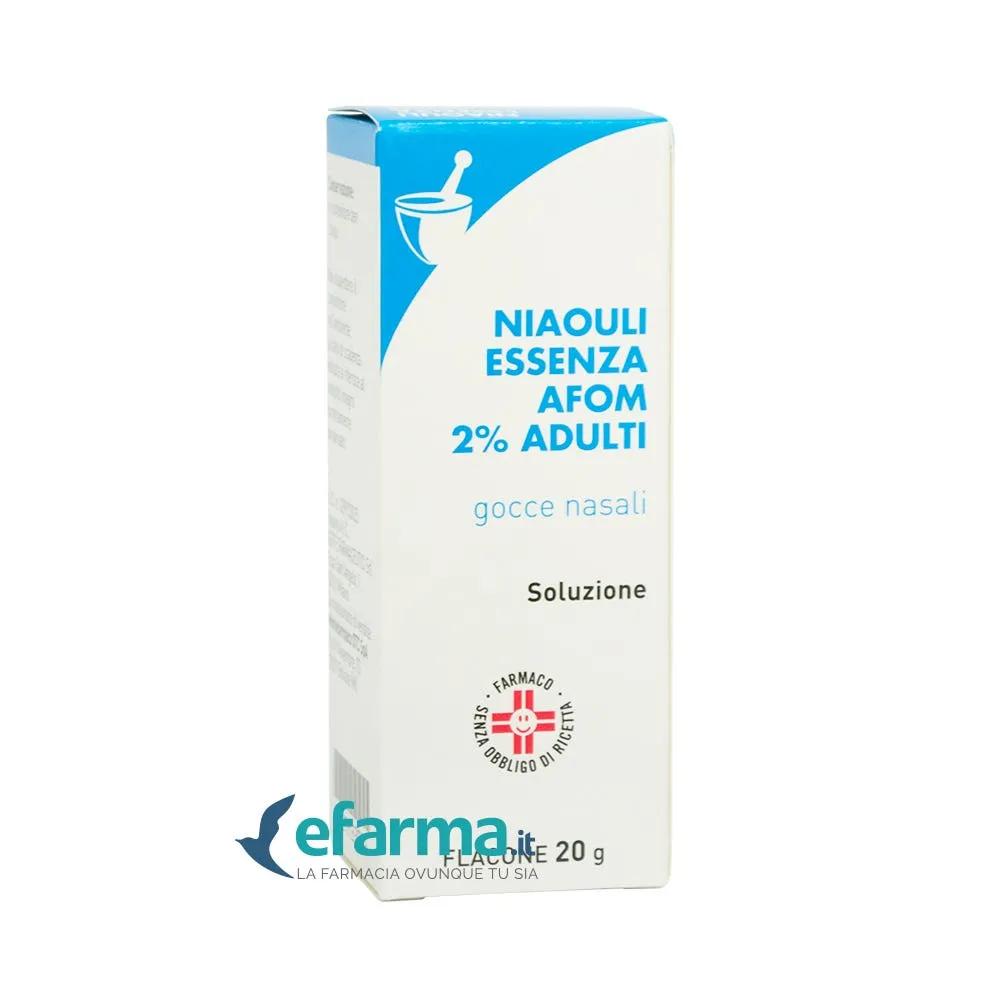 Afom Niaouli Essenza 2% Olio Gomenolato  Gocce 20 ml