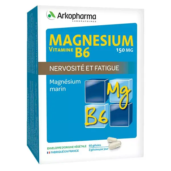 Tonique Magnesium vitamin B6 60 softgels