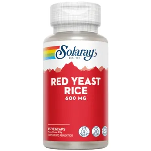Solaray Red Yeast Rice 45 Vegetable Capsules